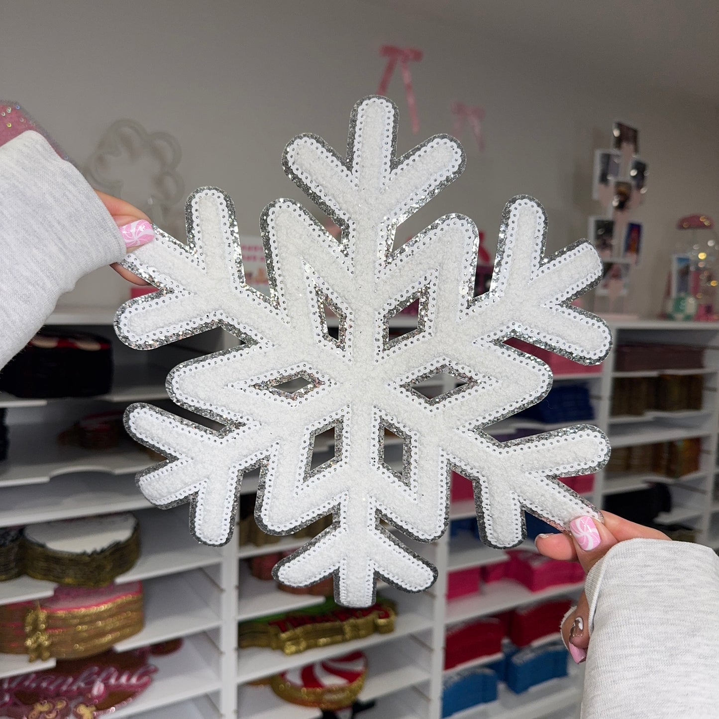 Snowflake - Chenille Patch