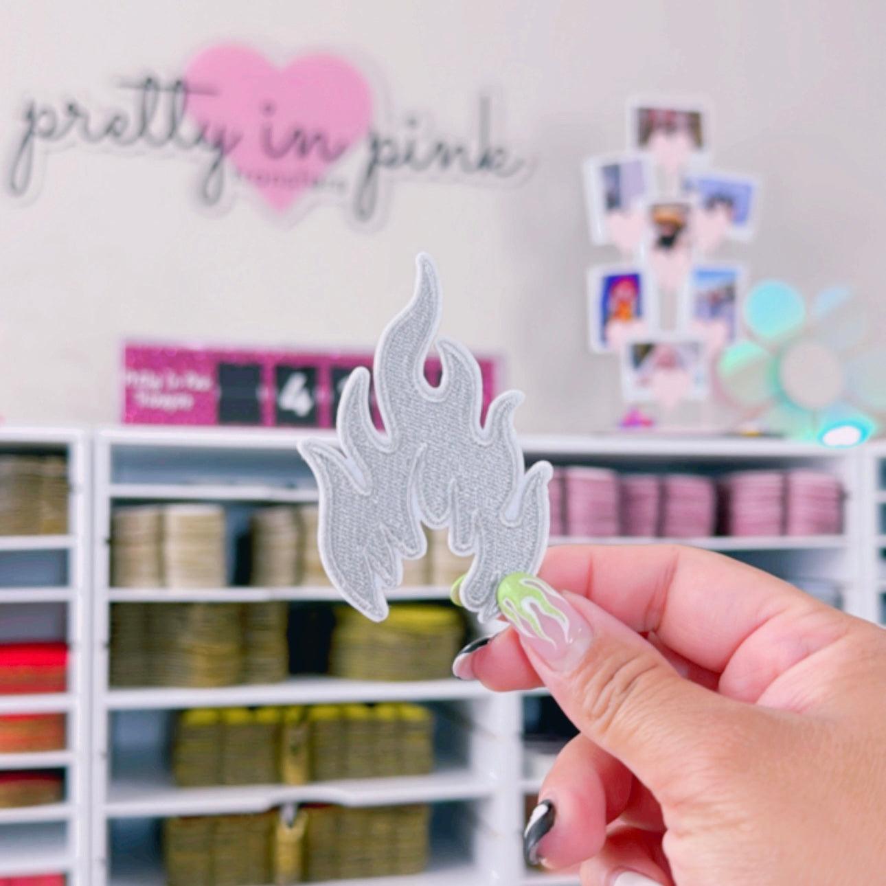 Flames - Embroidered Patch