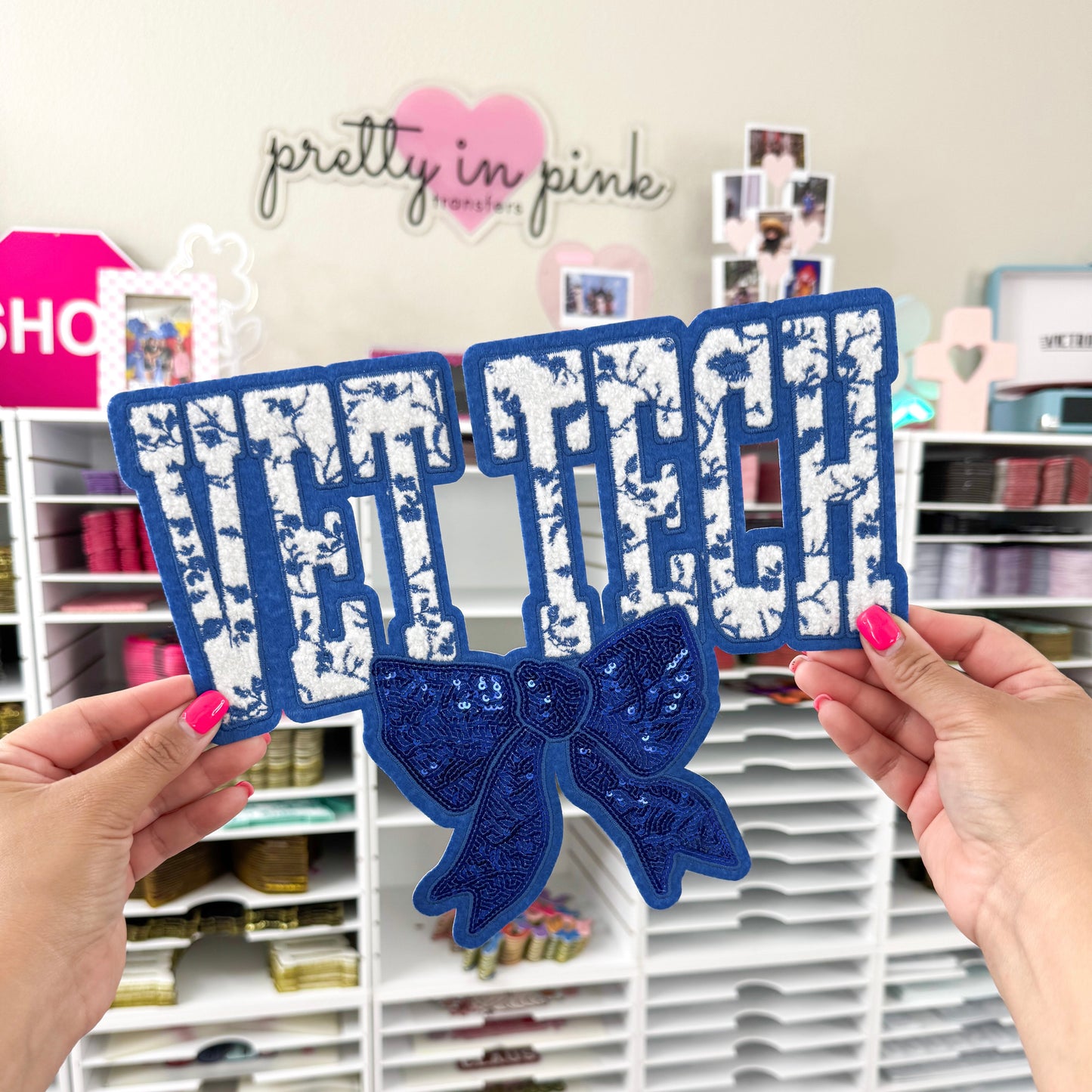 Vet Tech - Sequin + Chenille Patch