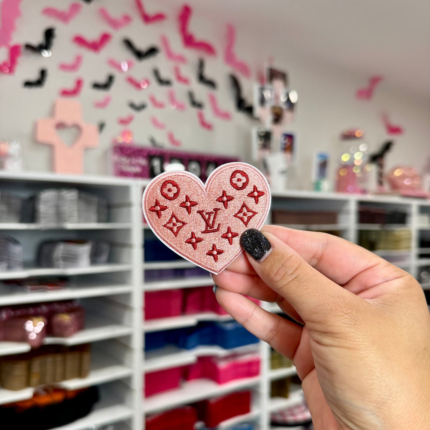 LV Heart - Embroidered Patch