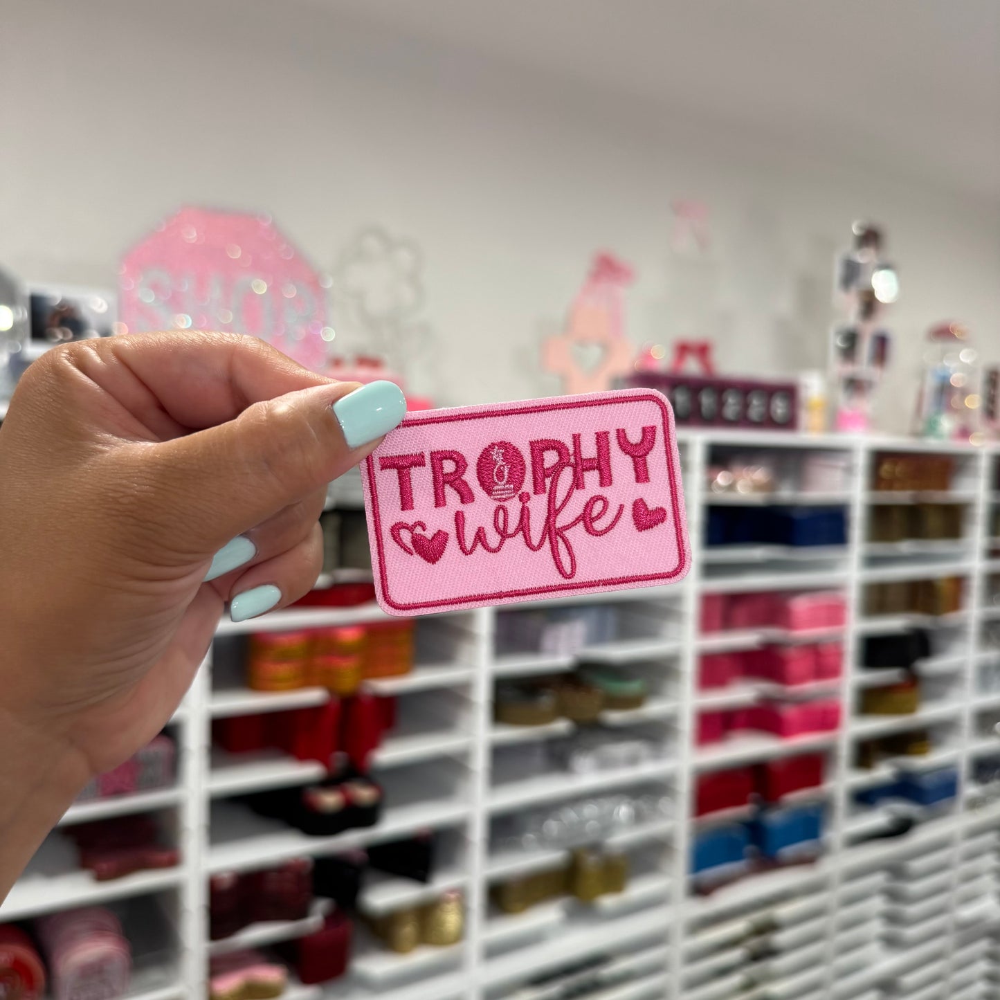 Trophy Wife - Embroidered Patch