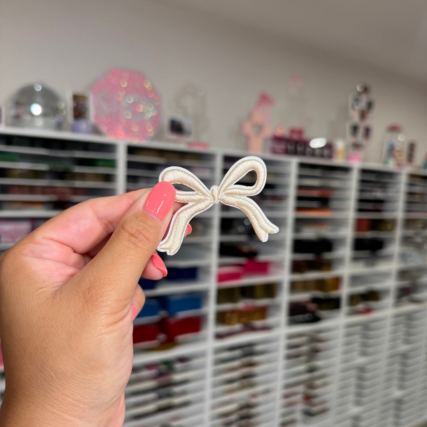 Coquette Bow - Embroidered Patch