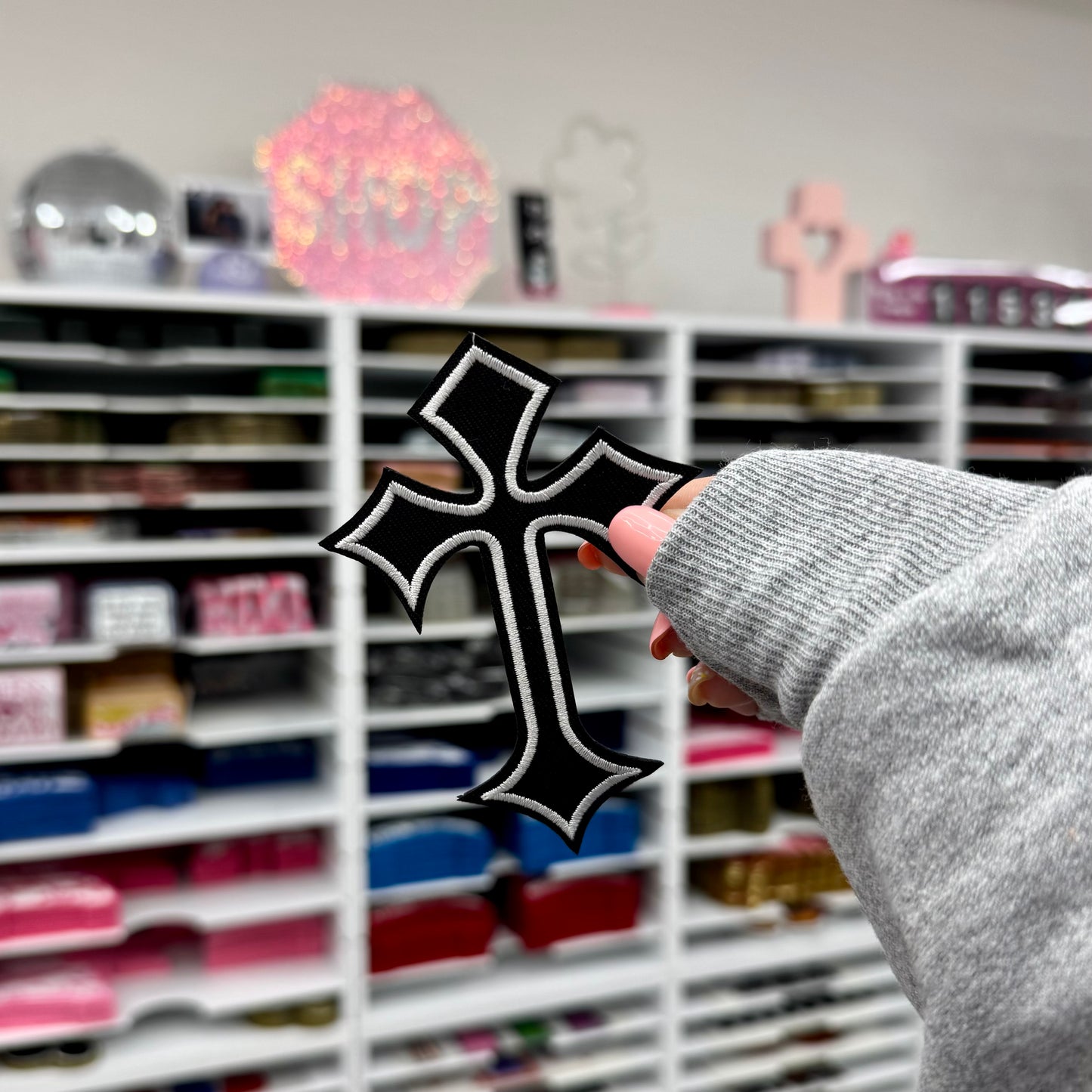 Cross - Embroidered Patch