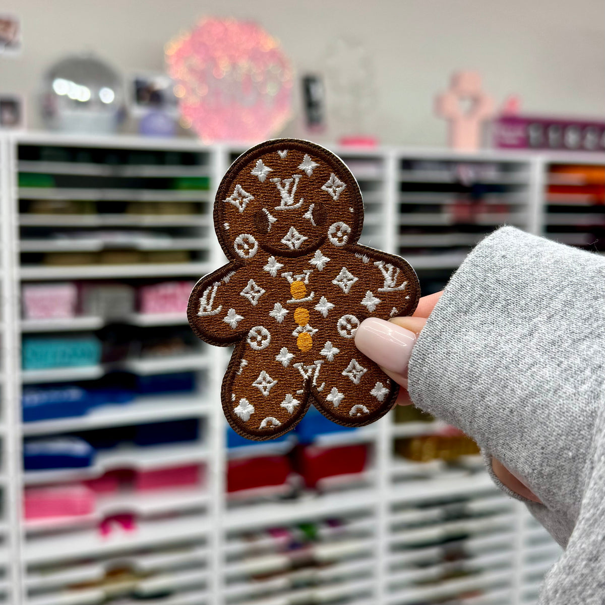 LV Gingerbread - Embroidered Patch