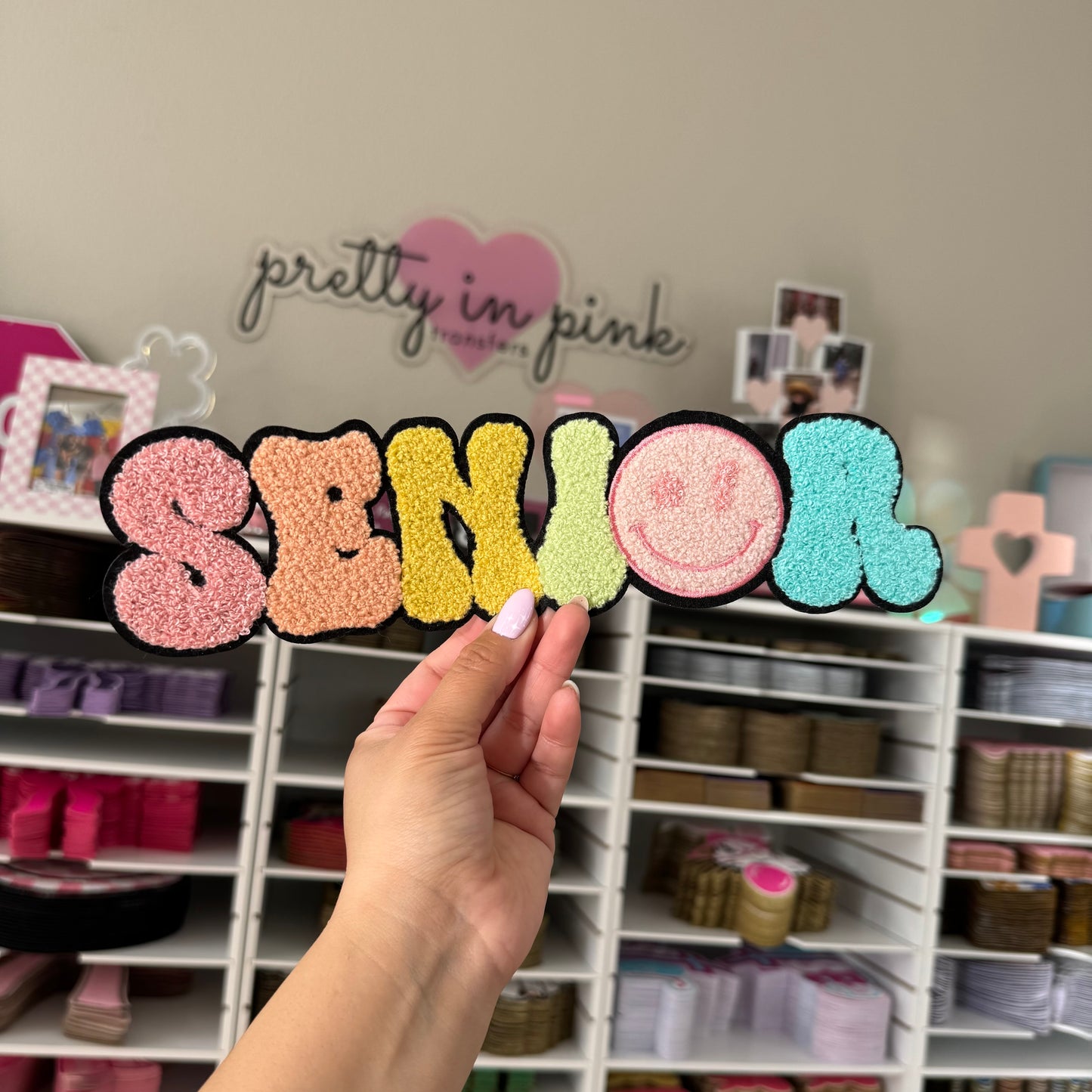 Pastel Senior - Chenille Patch