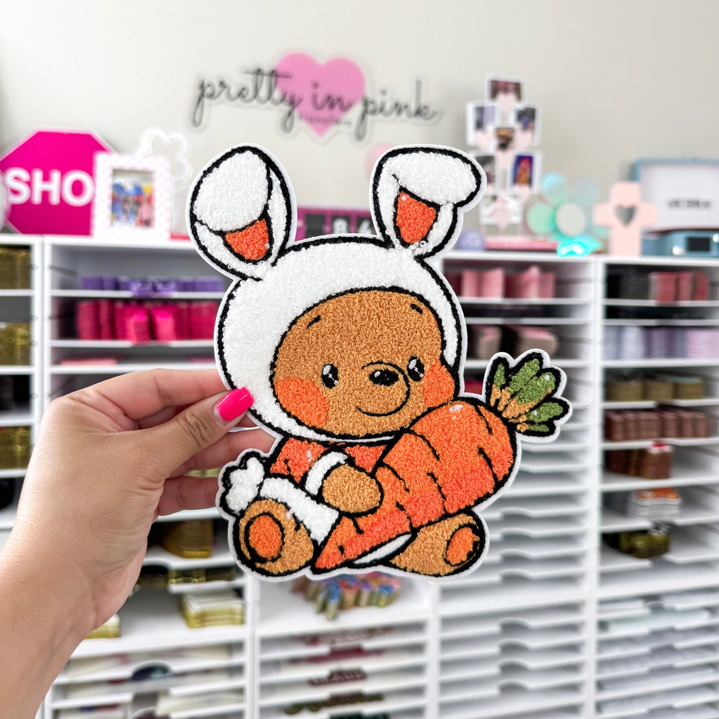 Cutie Bunny - Chenille Patch