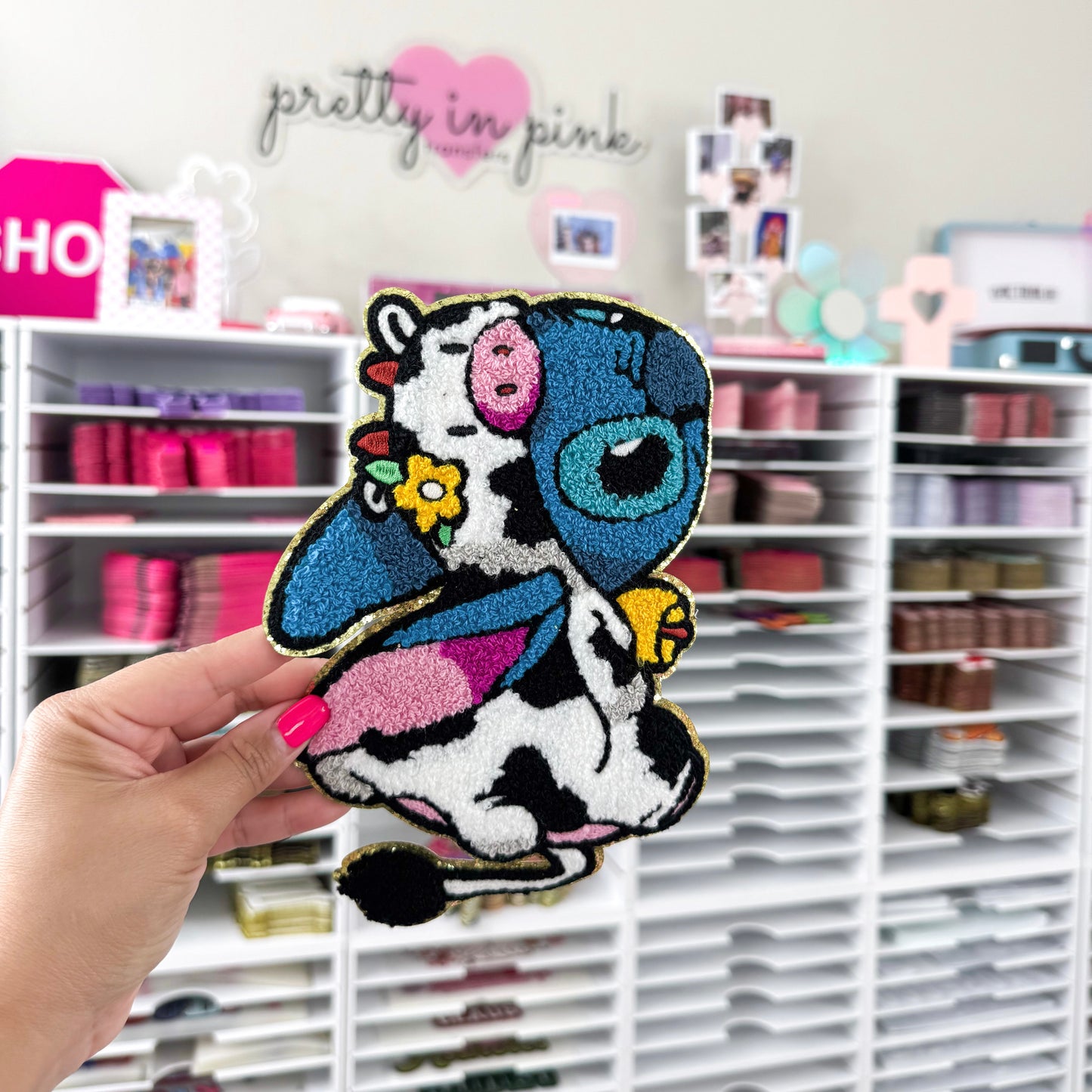 Cutie Cow - Chenille Patch