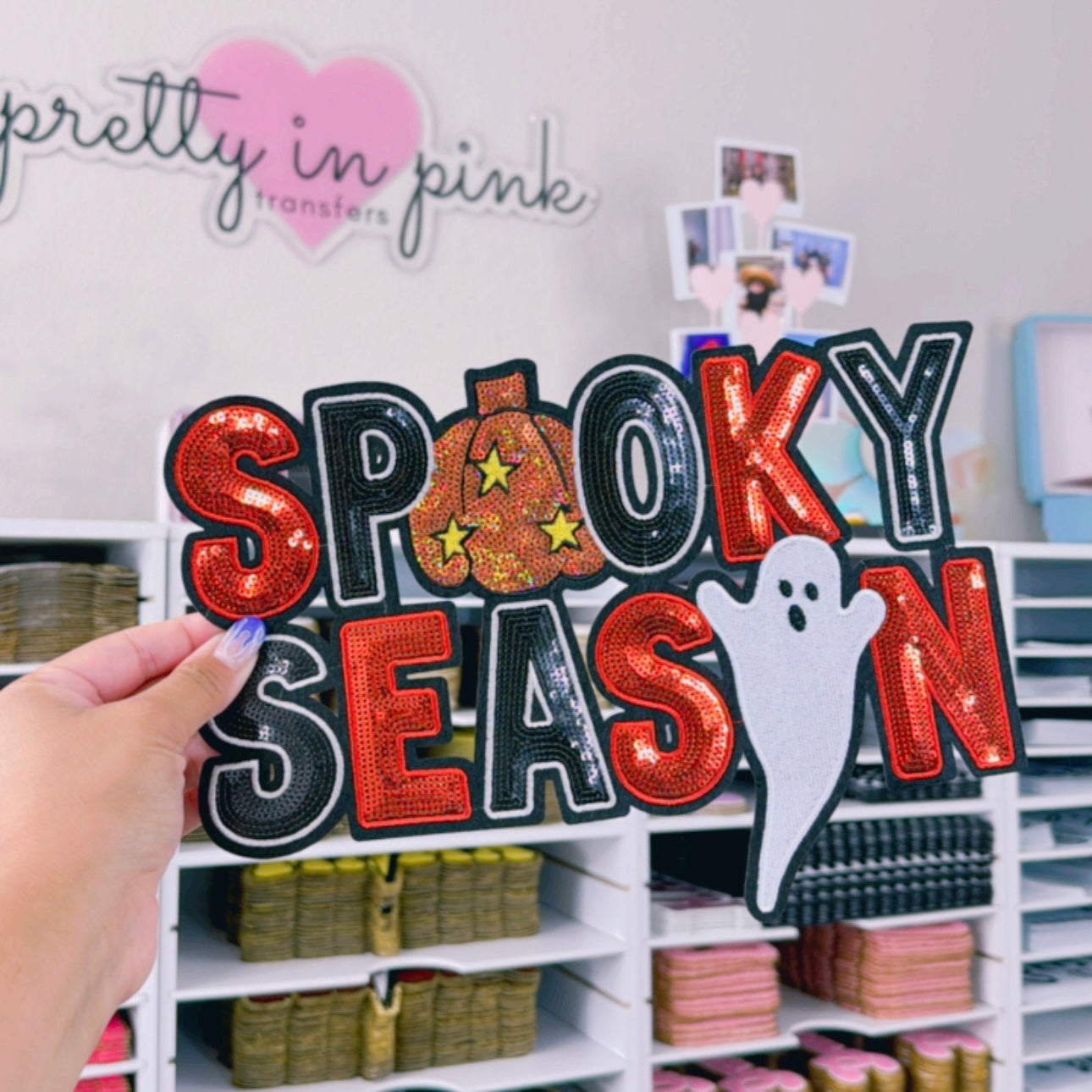 Spooky Season - Sequin Patch