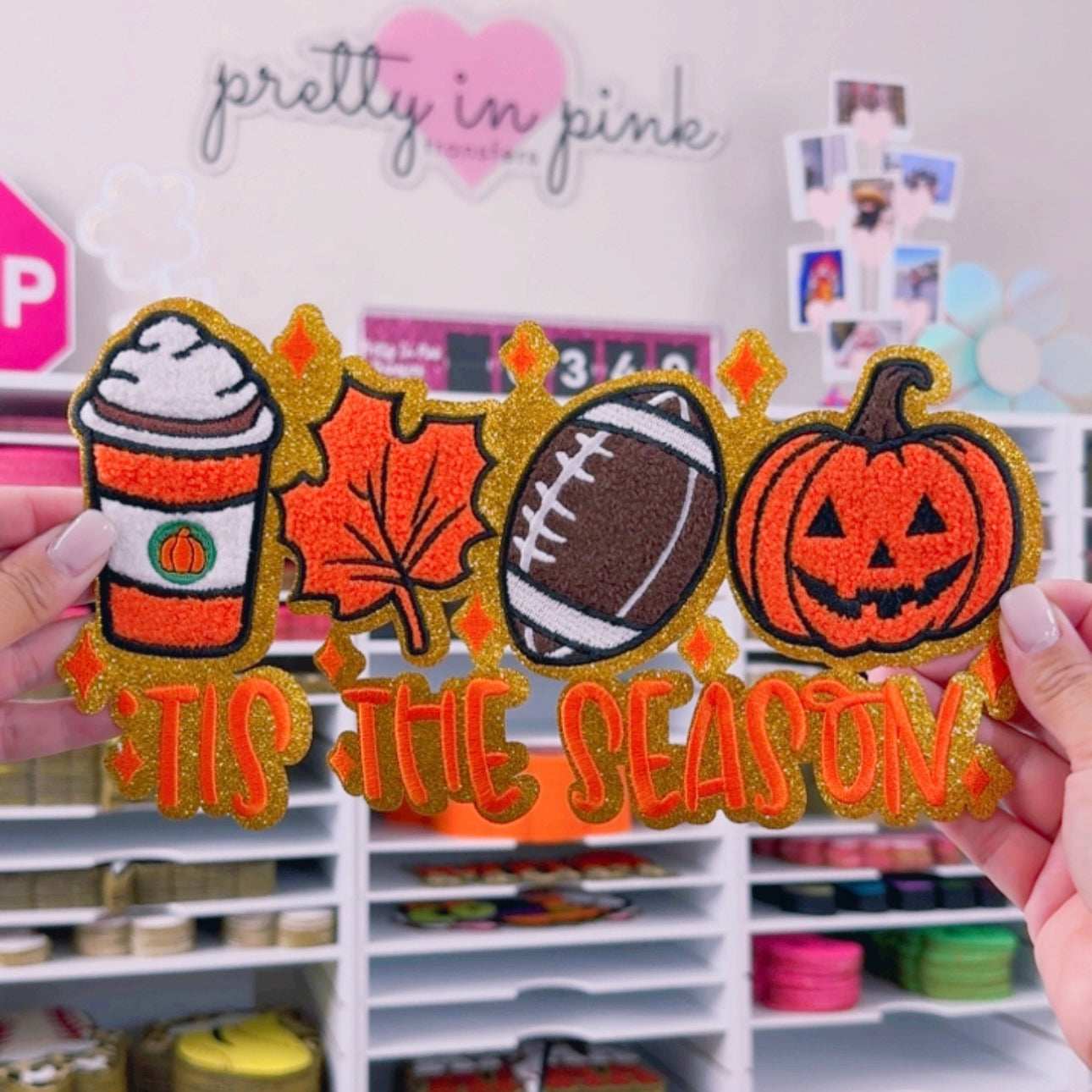 'Tis The Fall Season - Chenille Patch