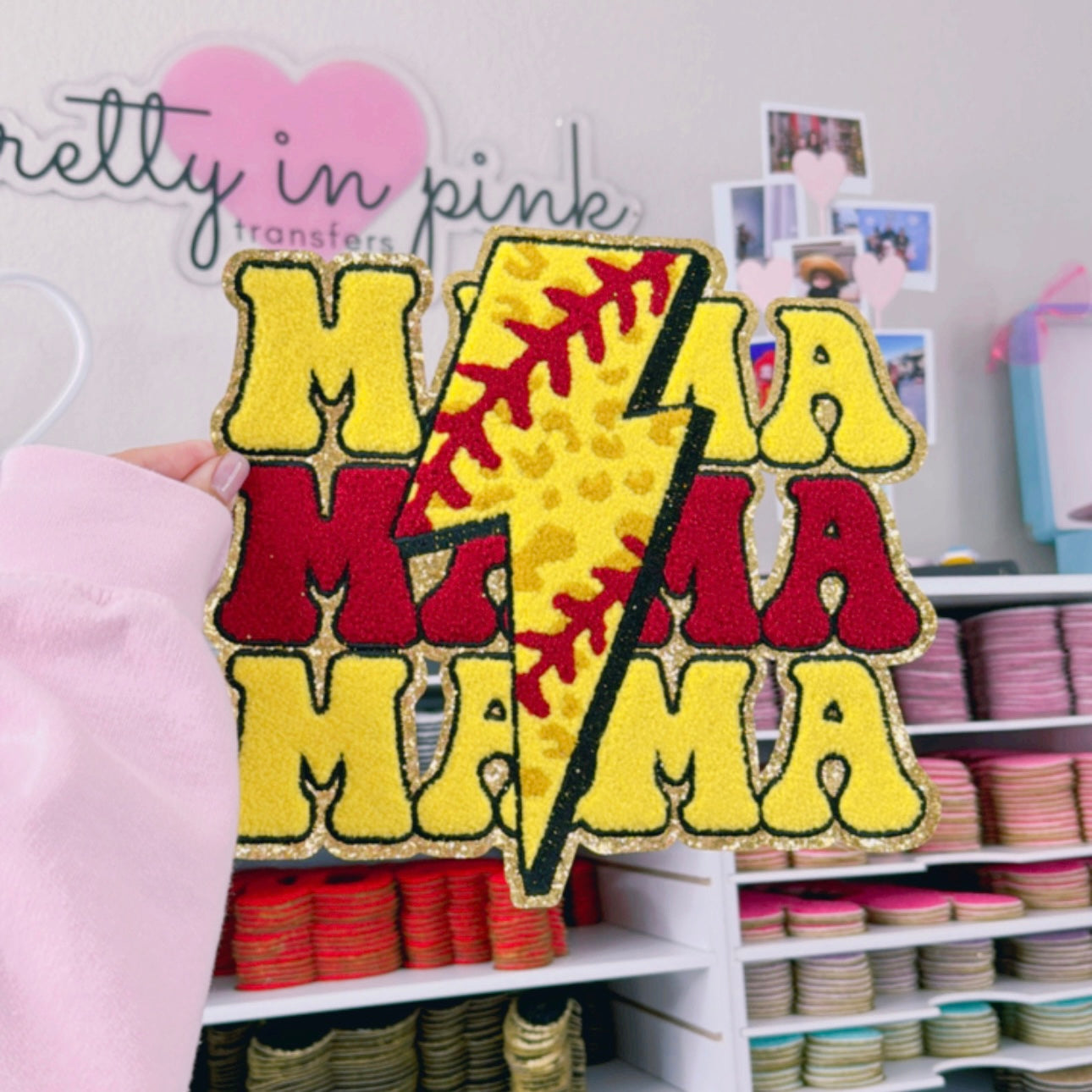 Softball Mama - Chenille Patch