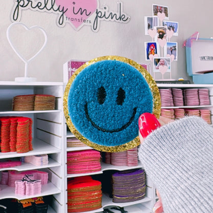 Smiley Face - Chenille Patch