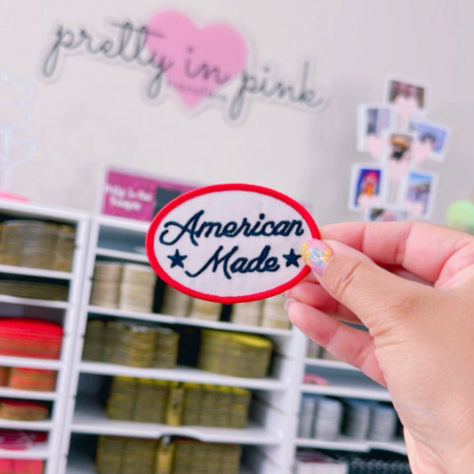 American Made - Embroidered Patch (PRE-ORDER, ENTIRE ORDER SHIPS MAY 30th)