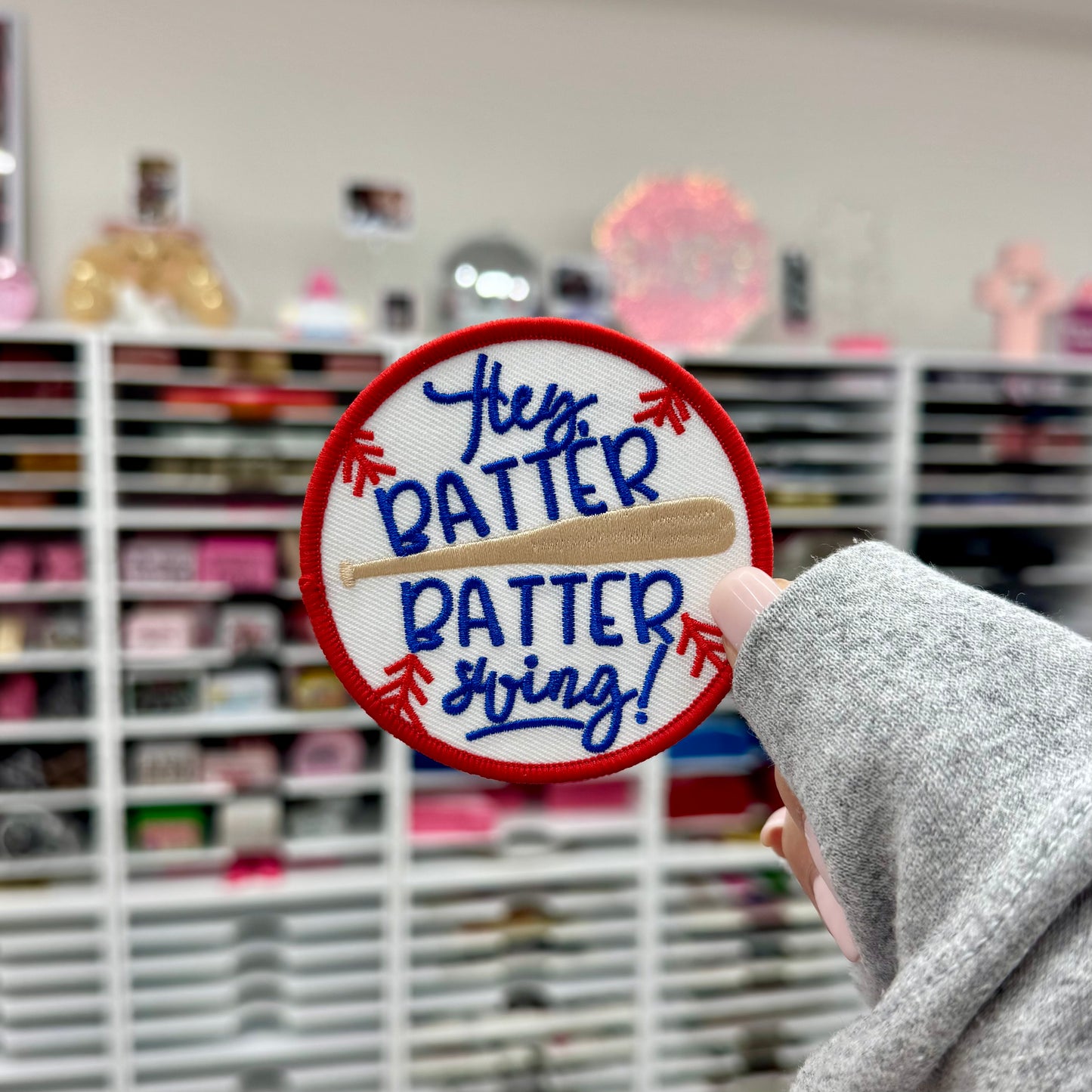 Hey Batter Batter - Embroidered Patch
