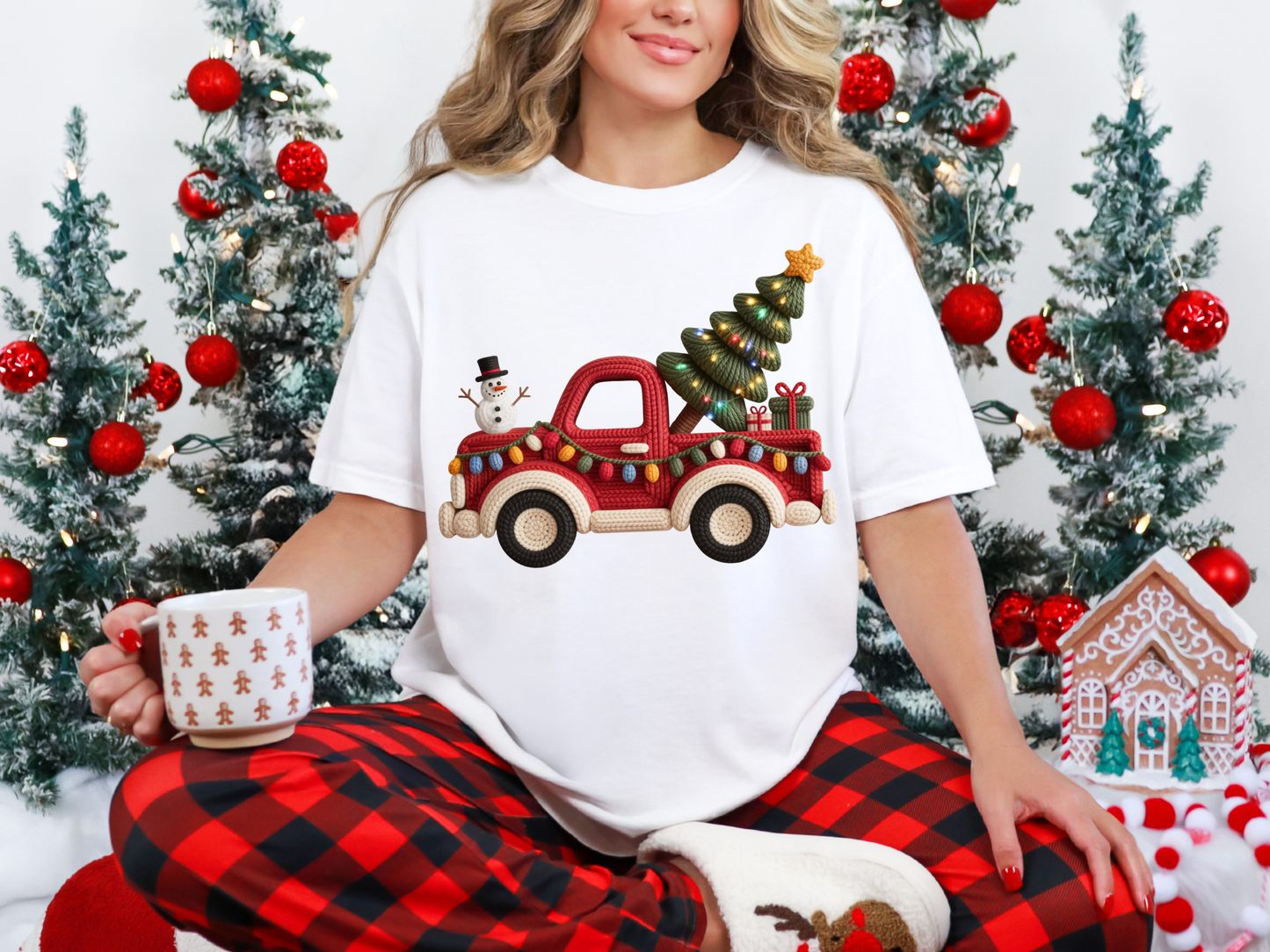 Knit Christmas Truck