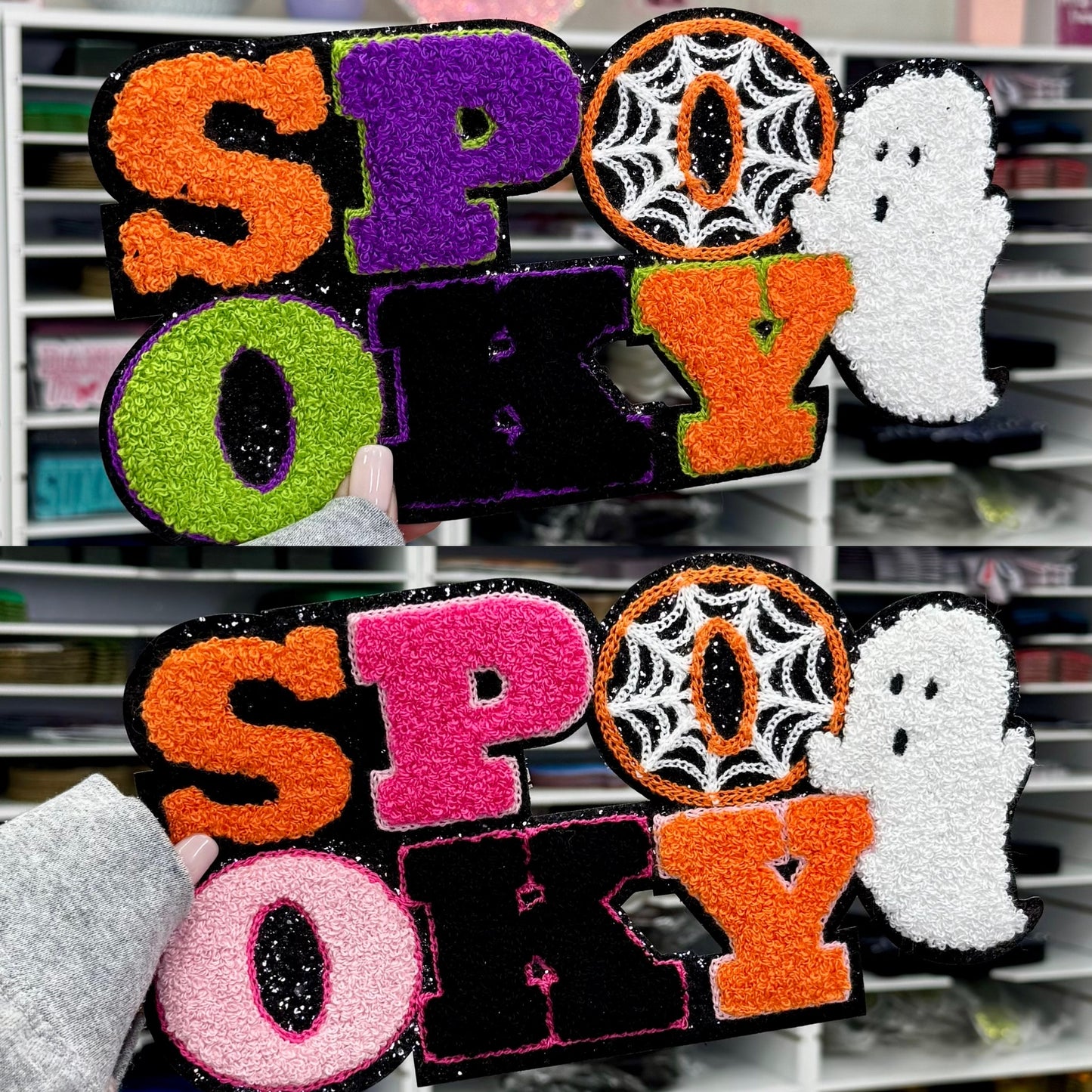 Spooky Ghost - Chenille Patch
