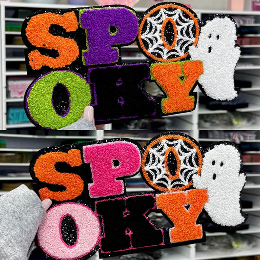 Spooky Ghost - Chenille Patch