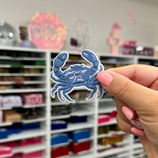 Blue Crab - Embroidered Patch