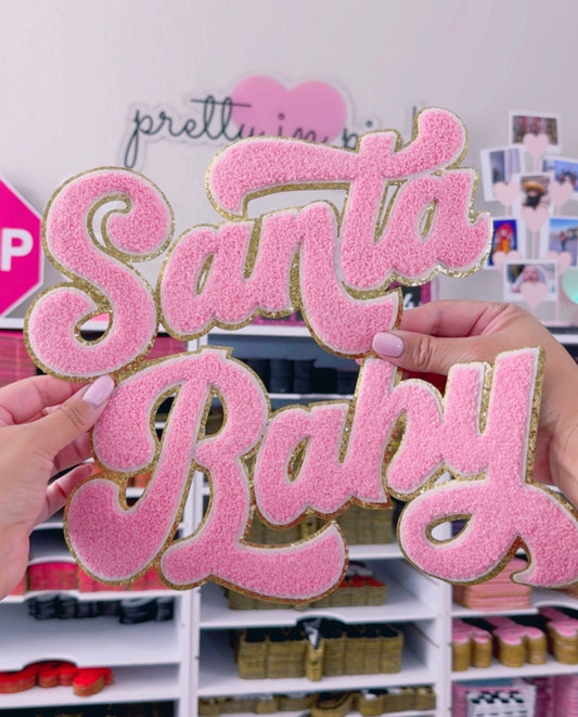 Santa Baby - Chenille Patch