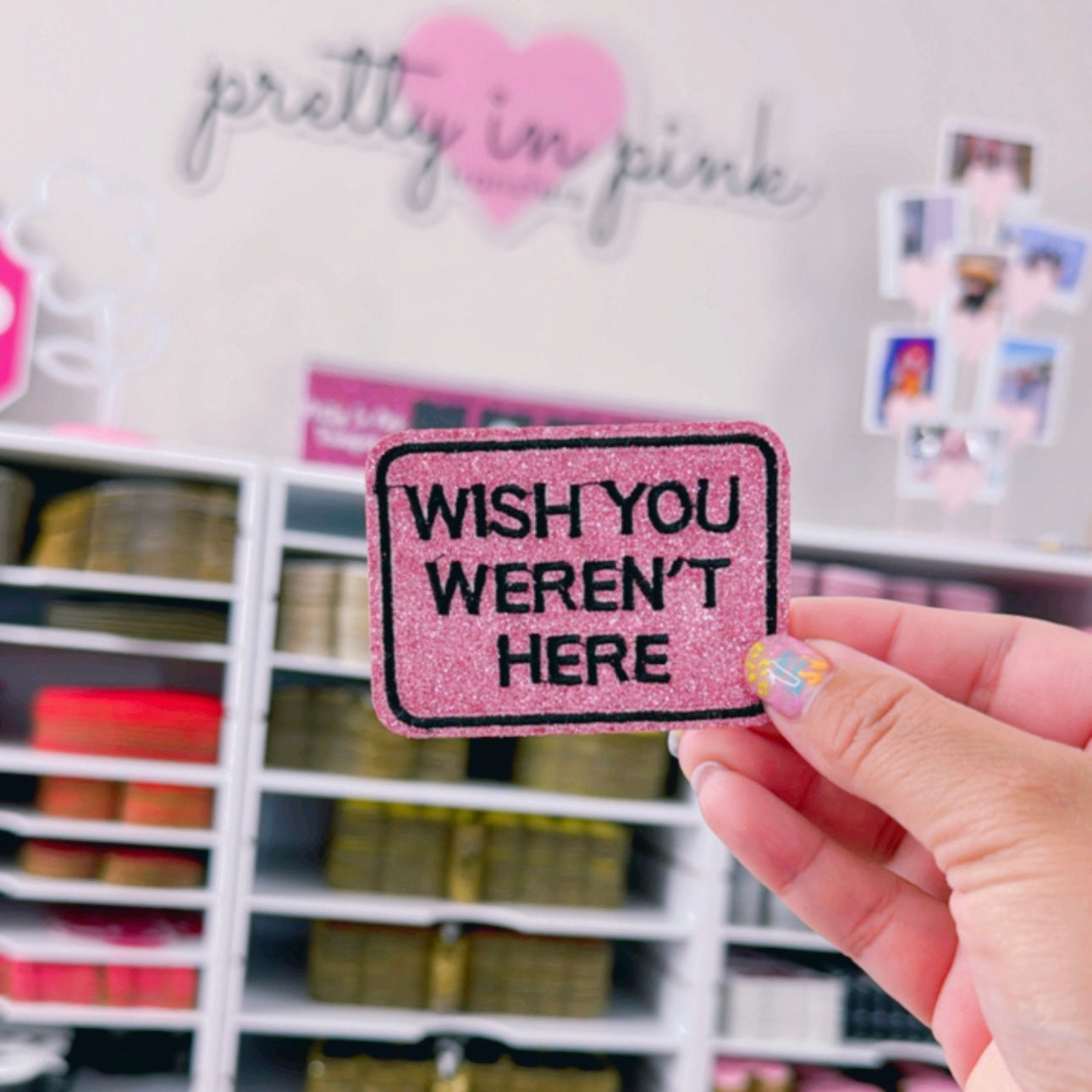 Wish You Weren't Here - Embroidered Patch