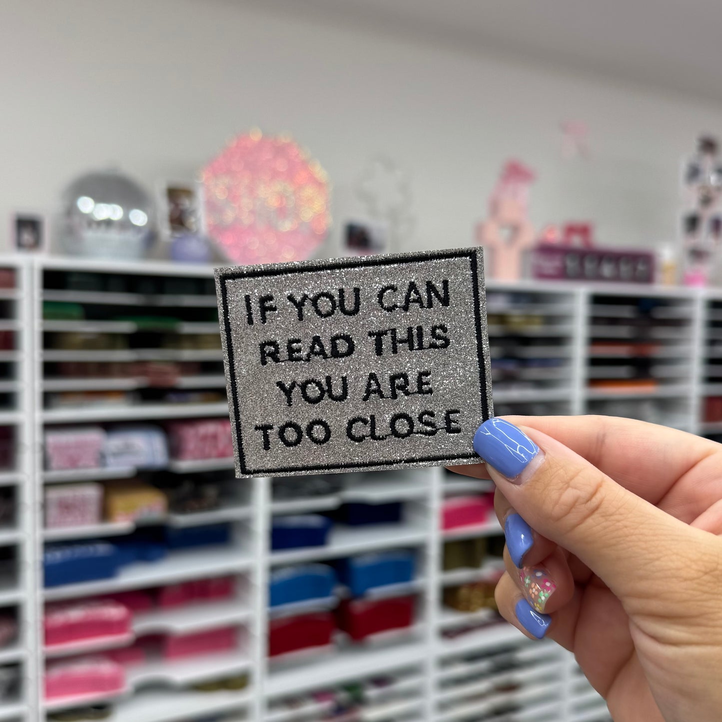 If You Can Read This - Embroidered Patch