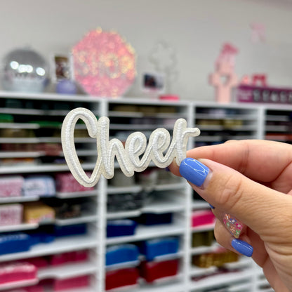 Glitter Cheer - Embroidered Patch