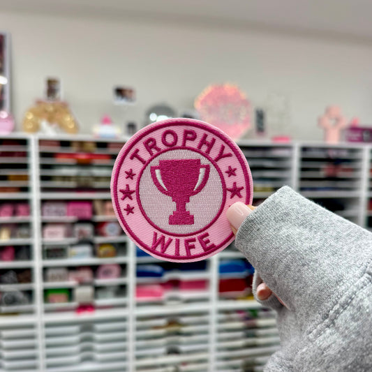 Circle Trophy Wife - Embroidered Patch