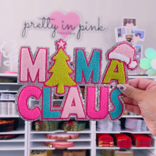 Mama Claus - Chenille Patch