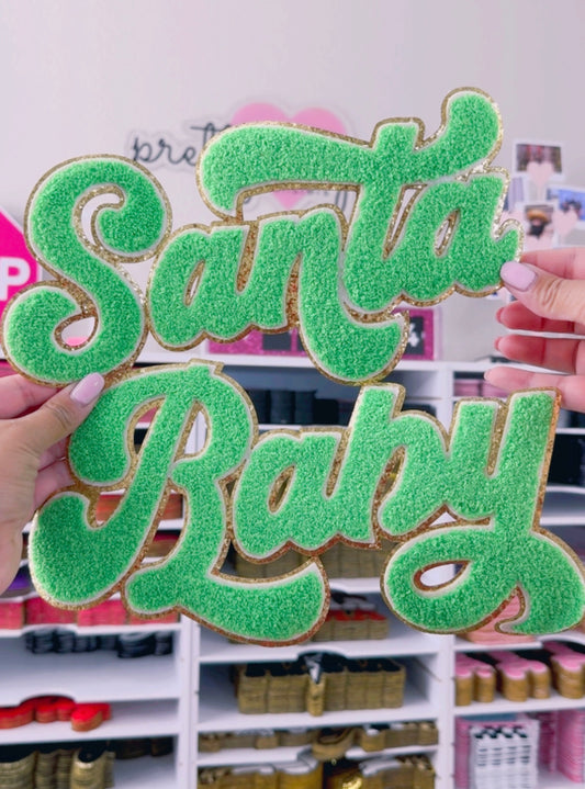 Santa Baby - Chenille Patch