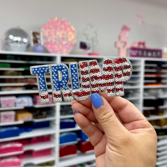 Trump - Sequin Patch