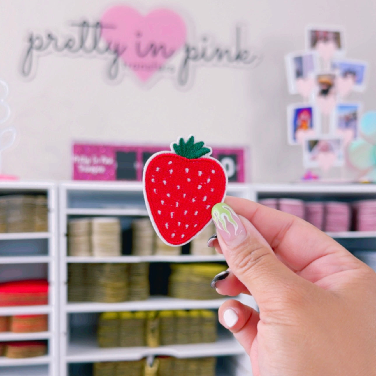 Strawberry - Embroidered Patch