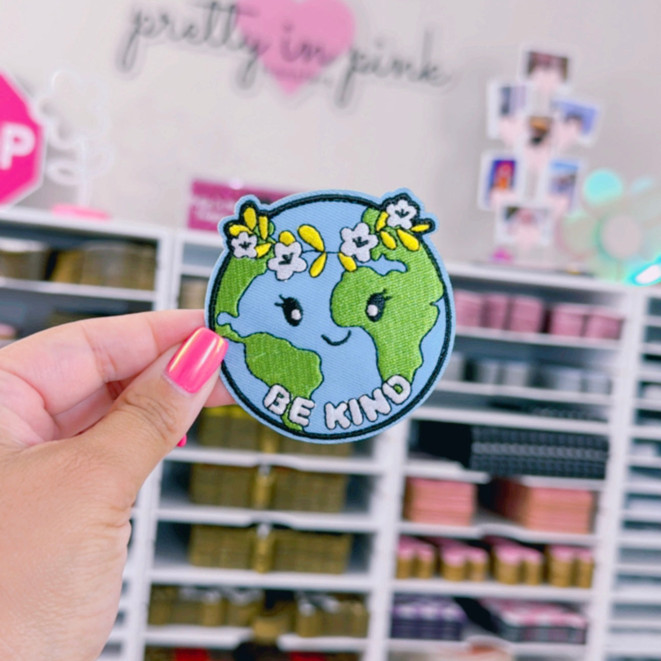 Be Kind Earth - Embroidered Patch