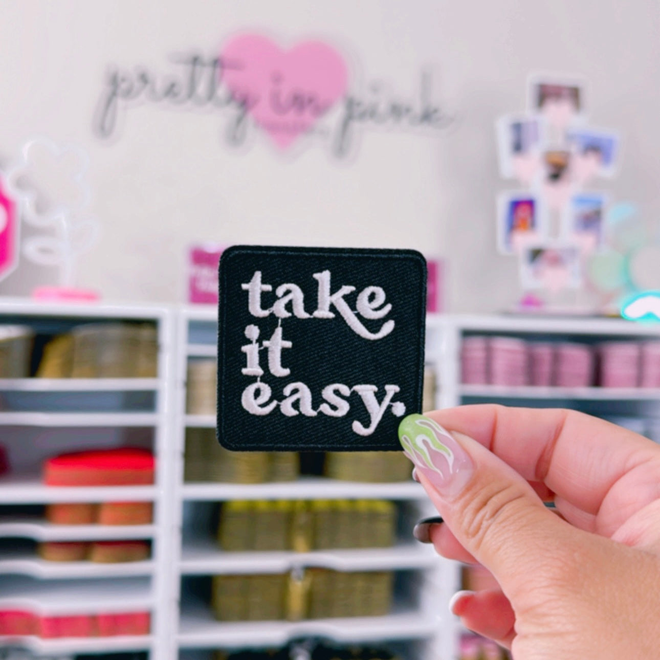 Take It Easy - Embroidered Patch