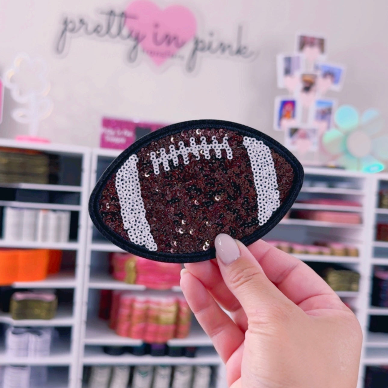 Football - Sequin Patch