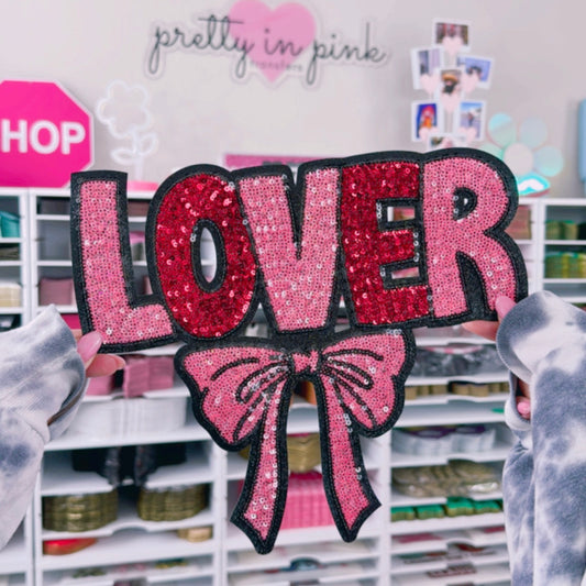 Lover - Sequin Patch