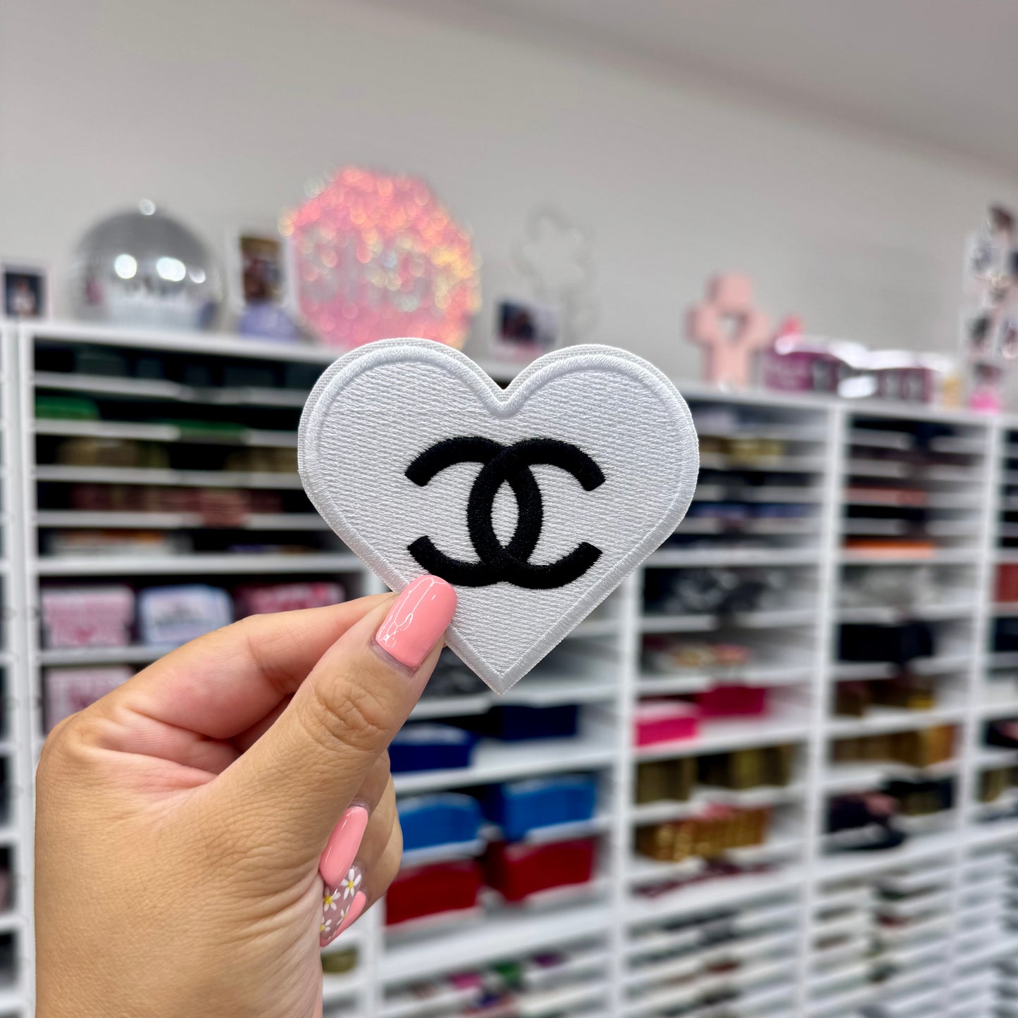 CC Heart - Embroidered Patch