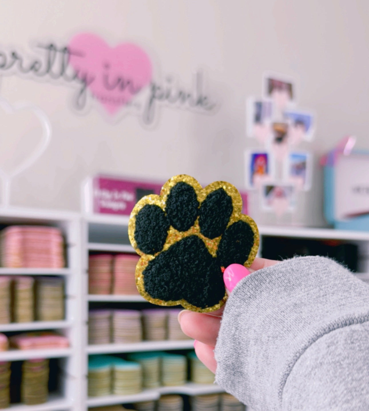 Paw - Chenille Patch