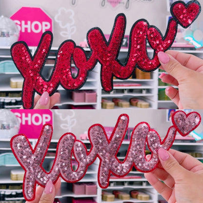 Xoxo - Sequin Patch