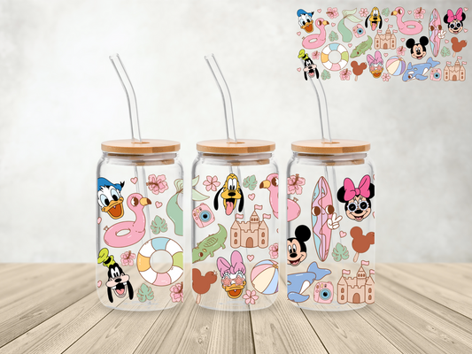 Summertime Friends (16 oz. Libbey Cup Wrap Transfer)