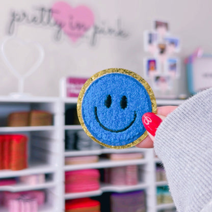 Smiley Face - Chenille Patch