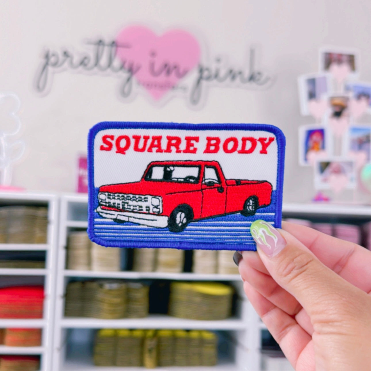 Red, White & Blue Squarebody - Embroidered Patch