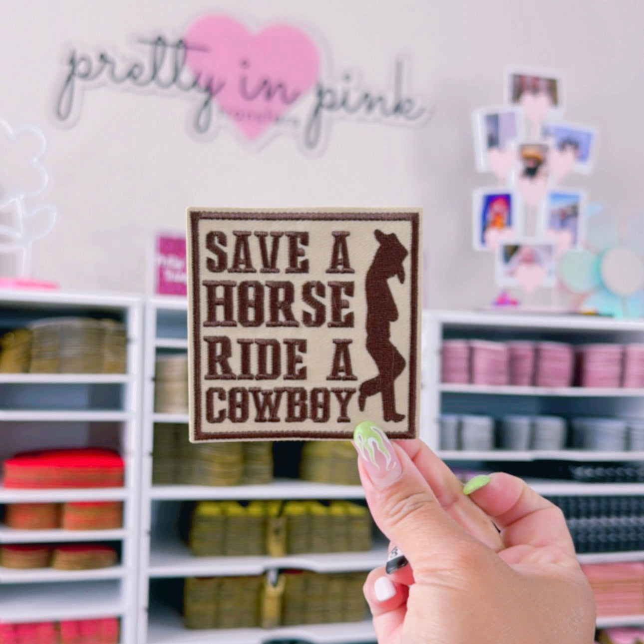 Save A Horse Ride A Cowboy - Embroidered Patch