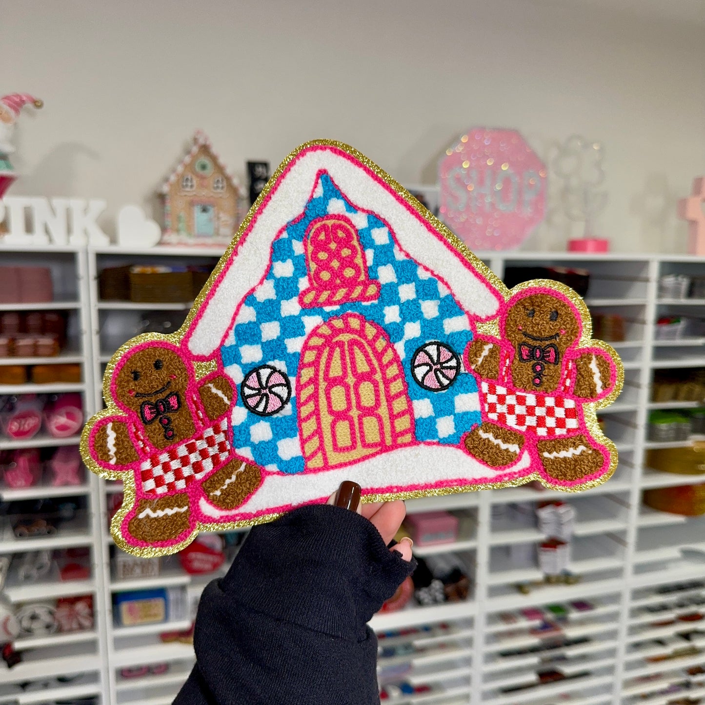 Gingerbread House - Chenille Patch