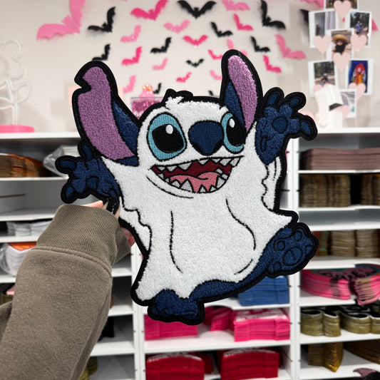 Blue Cutie Ghost - Chenille Patch