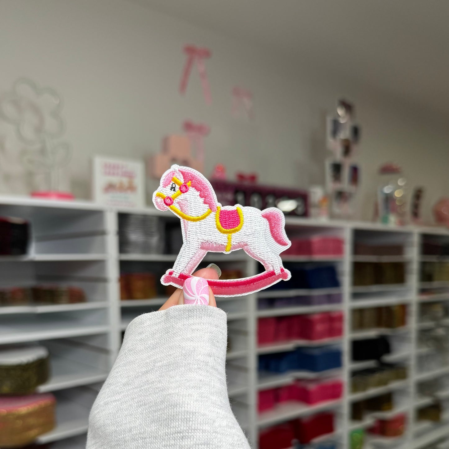 Rocking Horse - Embroidered Patch