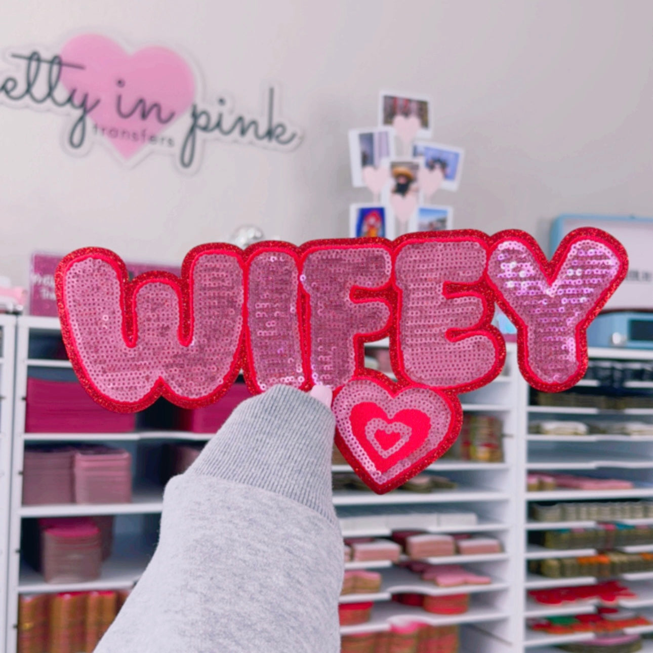 Wifey - Sequin Patch