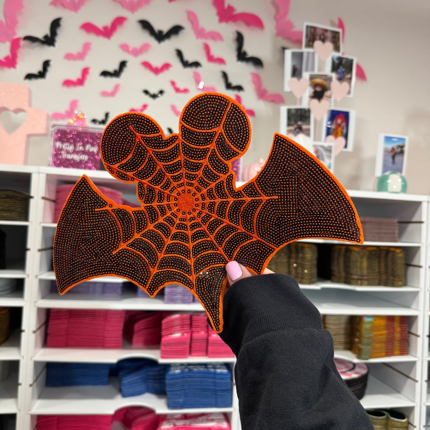 Mouse Bat - Sequin Patch