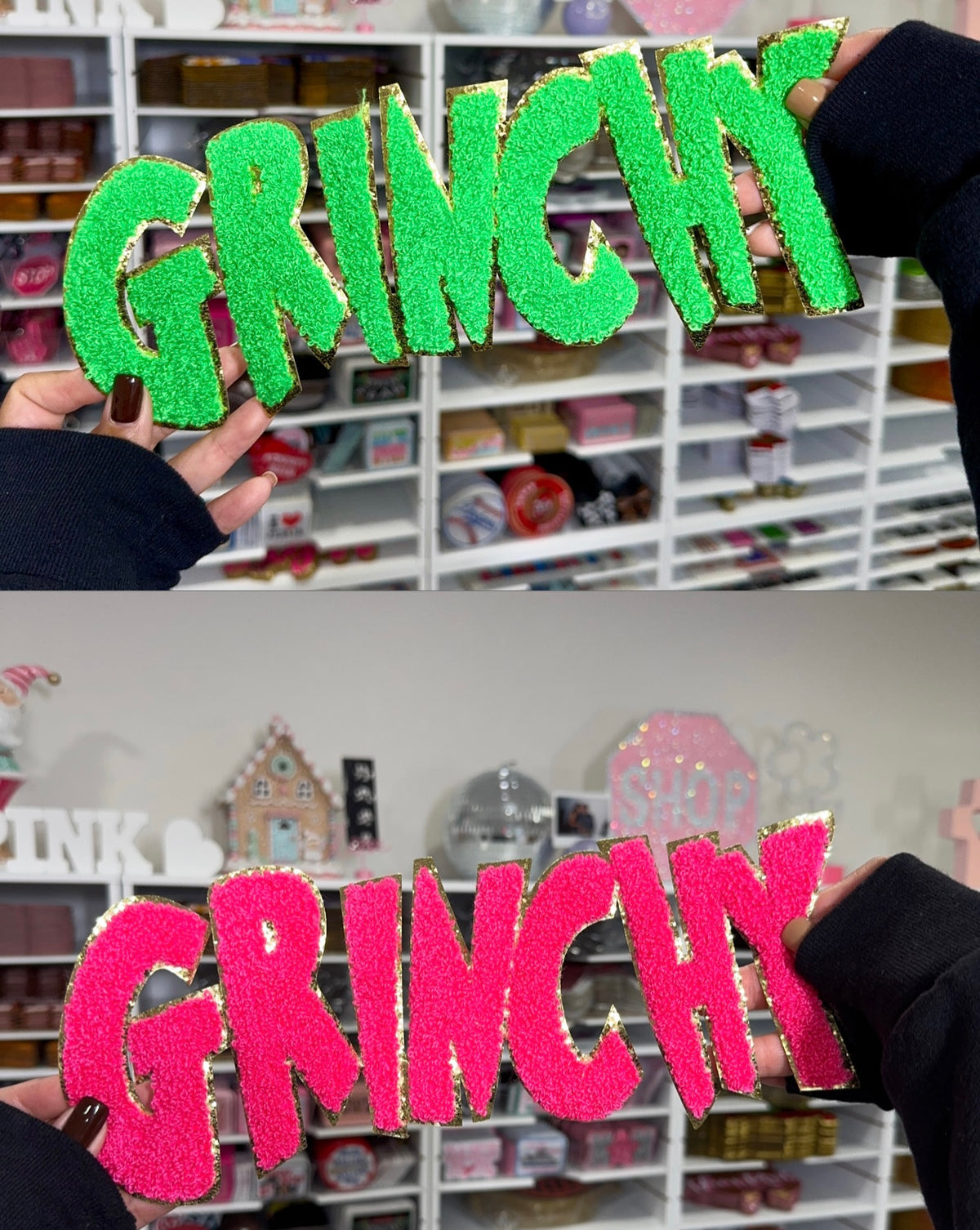 Grinchy - Chenille Patch