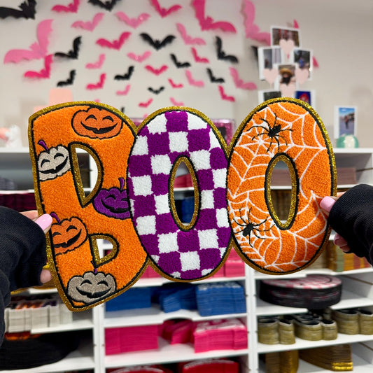 BOO - Chenille Patch