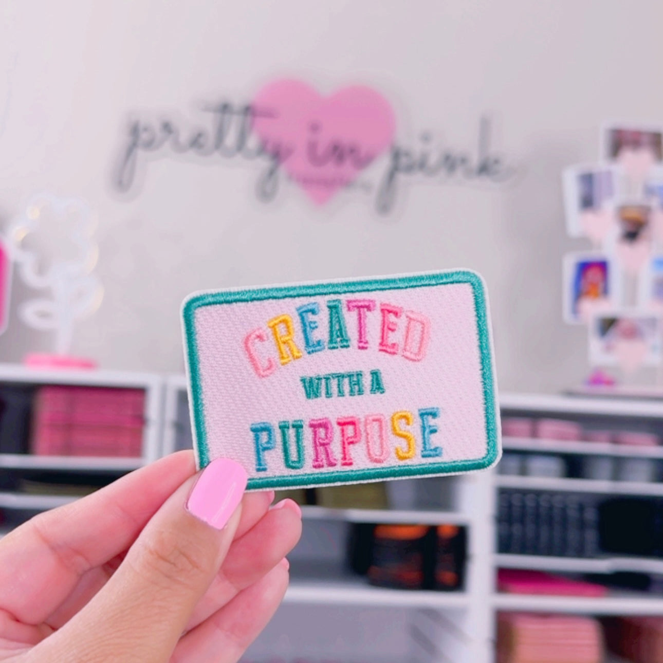 Created With A Purpose - Embroidered Patch