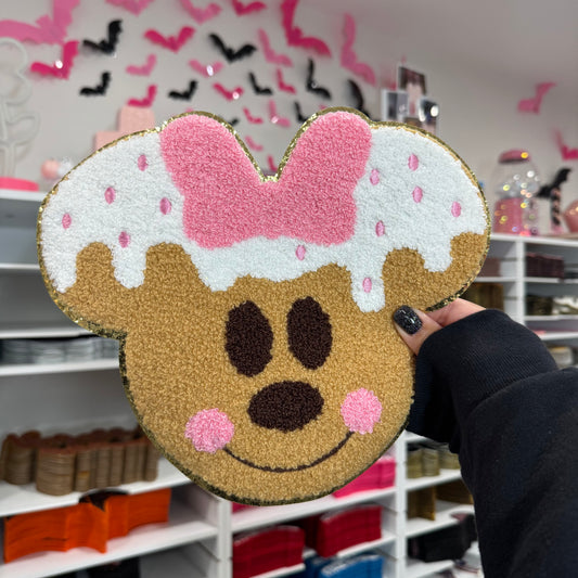 Girly Gingerbread - Chenille Patch